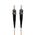 ST-ST OM1 Duplex Fibre Lead, Orange LSZH Jacket - 2m
