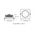 Square Recessed Downlight 10w White