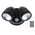 Twin Spotlight with microwave sensor