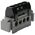 4 Way Terminal Block | IP2X Rated | Black Cover | 100A Max by Legrand