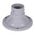 BB-100 Aluminium Bollard Base to suit 60-76 outer diameter post - powder coated finish