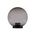Polysphere 200mm Sphere 240V Polycarbonate Garden Light - Black Base - E27