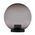 POLYSPHERE 400mm Sphere 240V Polycarbonate Garden Light - Black Base - E27