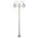 GT-1002 Lisbon Twin Spheres Curved Arms Plain Post - Powder Coated Finish / E27