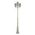 GT-1045 Vienna Three Head Curved Arm Tall Post - Powder Coated Finish / B22