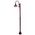 GT-1068 Monaco Single Head Plain Post - Powder Coated Finish / E27