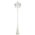 GT-1078 Chester Triple Head Curved Arm Tall Post Light - Powder Coated Finish / B22