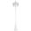 GT-1078 Chester Triple Head Curved Arm Tall Post Light - Powder Coated Finish / B22