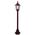 GT-134 Chester Single Head Short Post Light - Powder Coated Finish / B22