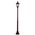 GT-136 Chester 1 Light Short Post Light - Powder Coated Finish / B22