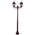 GT-137 Chester Twin Head Medium Post Light - Powder Coated Finish / B22