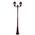 GT-140 Chester Twin Head Tall Post Light - Powder Coated Finish / B22