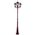 GT-142 Chester Three Head Tall Post Light - Powder Coated Finish / B22