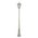 GT-168 Chester Large Single Head Tall Post Light - Powder Coated Finish / B22