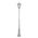GT-168 Chester Large Single Head Tall Post Light - Powder Coated Finish / B22
