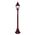 GT-234 Paris Single Head Short Post Light - Powder Coated Finish / B22