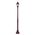 GT-236 Paris Single Head Medium Post Light - Powder Coated Finish / B22