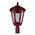 GT-166 Chester Large Post Top Light - Powder Coated Finish / B22
