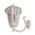 CHESTER-LARGE WALL BRACKET C-ARM UP B22