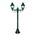 GT-235 Paris Twin Head Short Post Light - Powder Coated Finish / B22