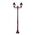 GT-237 Paris Twin Head Medium Post Light - Powder Coated Finish / B22