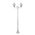 GT-237 Paris Twin Head Medium Post Light - Powder Coated Finish / B22