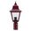 GT-249 Paris Post Top Light - Powder Coated Finish / B22