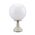 GT-504 Siena 30cm Sphere Pillar Mount - Powder Coated Finish / E27