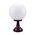 GT-504 Siena 30cm Sphere Pillar Mount - Powder Coated Finish / E27