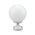 GT-530 Siena 20cm Sphere CTC Pillar Mount - Powder Coated Finish / E27