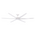GLIDE 80 INCH DC 6 BLADE CEILING FAN