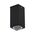 ALPHA-SM Surface Mount Exterior Downlight GU10 LED 6W 240V IP65 - Textured Black
