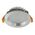 DECO-13 Round 13W Dimmable LED Tricolour IP44 Downlight - Aluminium