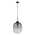 FLAUNT GLASS PENDANT 240V E27 BLACK