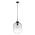 FLAUNT GLASS PENDANT 240V E27 BLACK