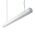 MAX-75MM Down Pendant 17.3W 1M C/W Opal - Aluminium