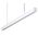 MAXI-40 1.2M LONG PENDANT WHITE DIMMABLE 4K FLAT DIFFUSER