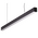 MAXI-40 1.2M LONG PENDANT BLACK DIMMABLE 3K HIGH DIFFUSER