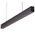 MAXI-50 1.2M LONG PENDANT BLACK DIMMABLE 3K