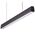 MAXI-CURVE 1.2M LONG PENDANT BLACK DIMMABLE 3K