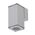 ALPHA-1 Down Only Exterior Wall light GU10 LED 6W 240V IP65 - Anodised Aluminium