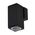 ALPHA-1 Down Only Exterior Wall light GU10 LED 6W 240V IP65 - Textured Black