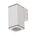 ALPHA-1 Down Only Exterior Wall light GU10 LED 6W 240V IP65 - Textured White
