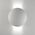 BF-2350 Ceramic Round Indirect Wall Light - Raw / G9