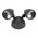MURO-PRO-30 Twin Head 30W LED Spotlight - TRIO Tricolour