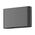 SIERRA RND Round Two Way Wall Light 12W 240V IP65 - Dark Grey