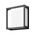 YORK-12 12W Led Square  Wall Light IP65 240v - Dark Grey