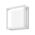 YORK-12 12W Led Square  Wall Light IP65 240v - White