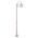 GT-1001 Lisbon Single Sphere Curved Arm Plain Post - Powder Coated Finish / E27