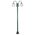 GT-1002 Lisbon Twin Spheres Curved Arms Plain Post - Powder Coated Finish / E27